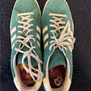 adidas Green and White Sneakers